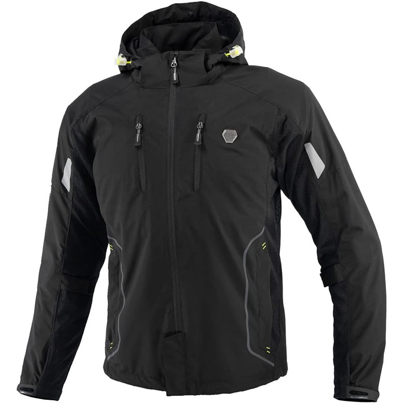 KOMINE コミネ プロテクトハーフメッシュパーカ ゲンリ バイク用 レディース ブラック WM 07-1123-BK-WM