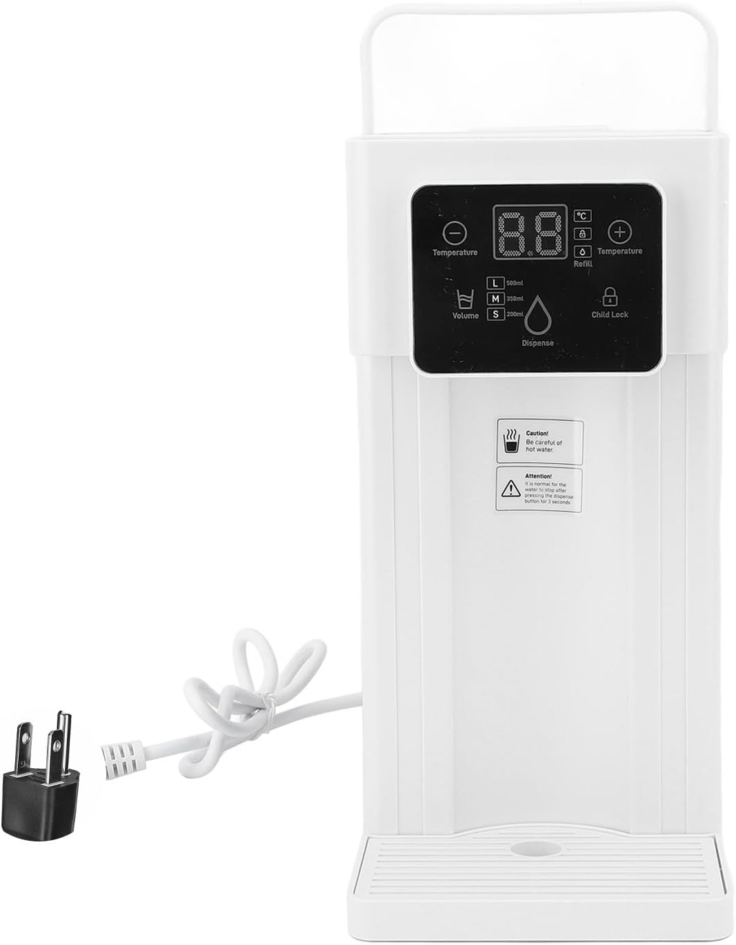 3 Second Rapid Heating, 7 Temperatures 3L Capacity Quick Hot Water Dispenser for Countertop Desktop