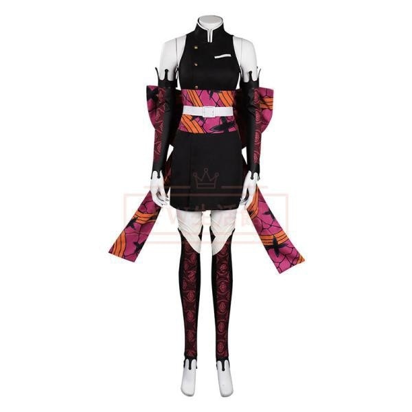 「急速出荷」最低価!格!遊郭編 鬼殺隊服 堕 姫（だ き）コスプレ衣装 cosplay演出服 コスチューム イベント アニメ ハロウィン仮装 変装