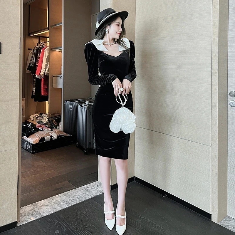 【JY.上品】 秋 ワンピース フォーマル パーティードレス キャバ 着痩せ 大人 同窓会 披露宴 卒業式 結婚式 演奏会 ウェディング チャイナドレス 二次会 発表会 29930%までに制限