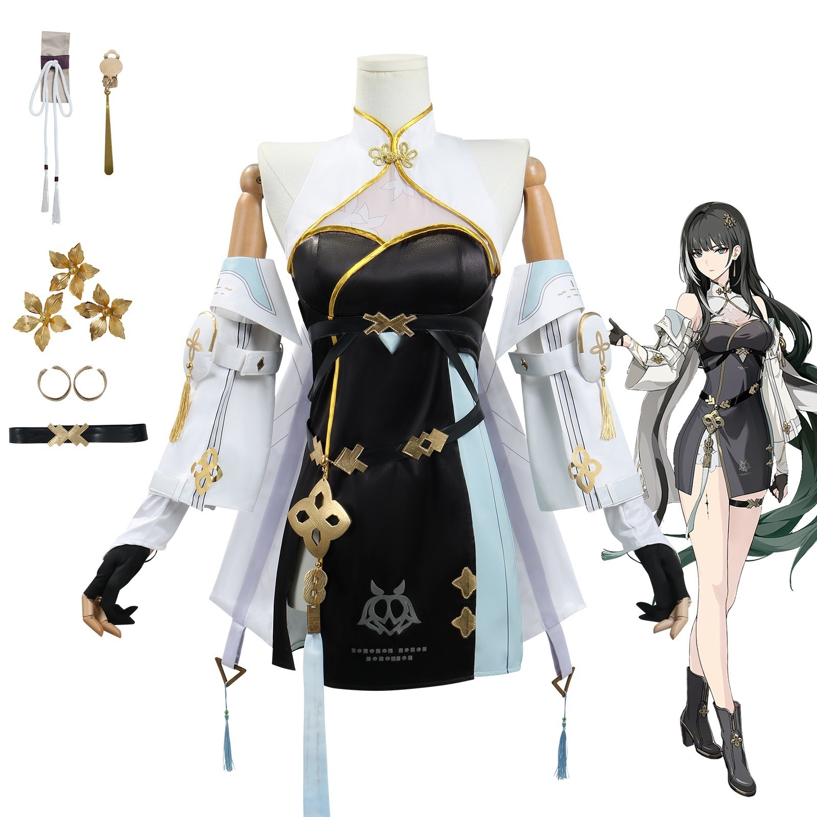 【人気爆売れ】鳴潮cos コスプレ コスチューム苗熱霞白透明コスプレいしょう にじげんゲームアニメコスプレいしょう