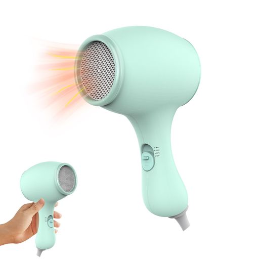 JAWUTU ドライヤー ミニ 携帯 ヘアドライヤー 軽量 コンパクト 3段階温度風量調節 温風 冷熱風調節可能 ヘアケアドライヤー 小型 旅行 低騒音 子供用 肌 髪 過熱防止 チャイルドロック 家