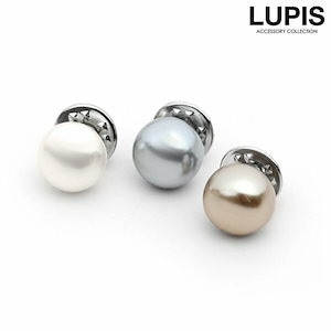 パール フェイクパール タックピン ブローチ ピンブローチ ピンバッジ ピンズ 上品 華やか オケージョン リメイク デコレーション lupis
