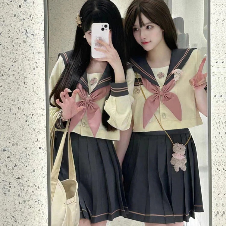 ロリータ セーラー服 jk制服 日系 アカデミック 夏と秋 ロールプレイング