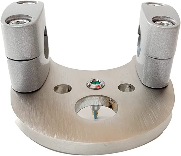 スタートサイド ハンドルポスト スーパーカブ C50 C70 C90 適用 バイクハンドルパーツ バーハンキット ハンドル径 22.2mm(銀シルバー)