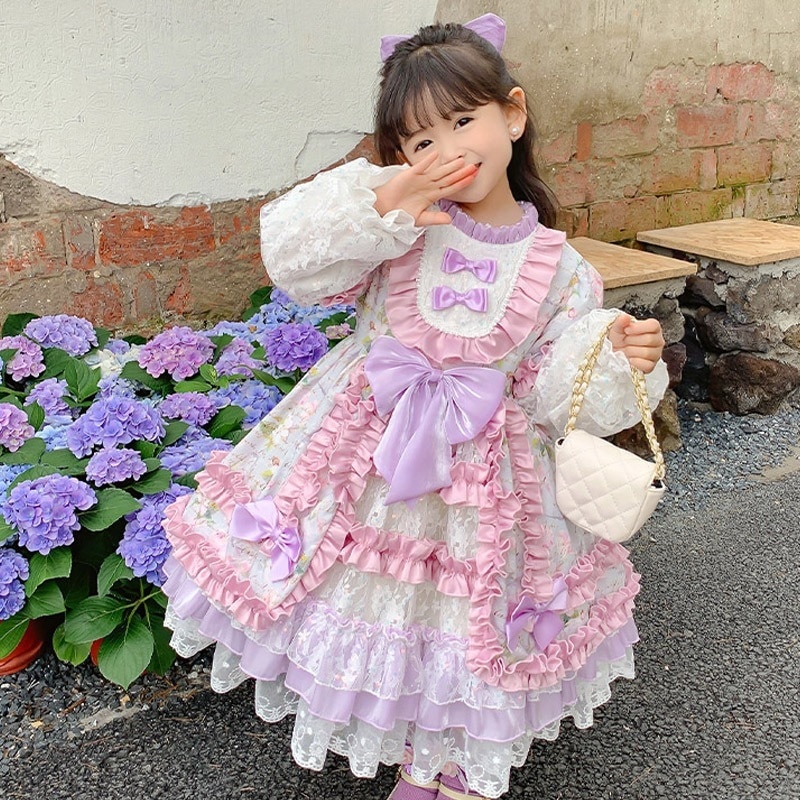 ロリータプリンセスドレス ロリータドレス 長袖ワンピース 秋