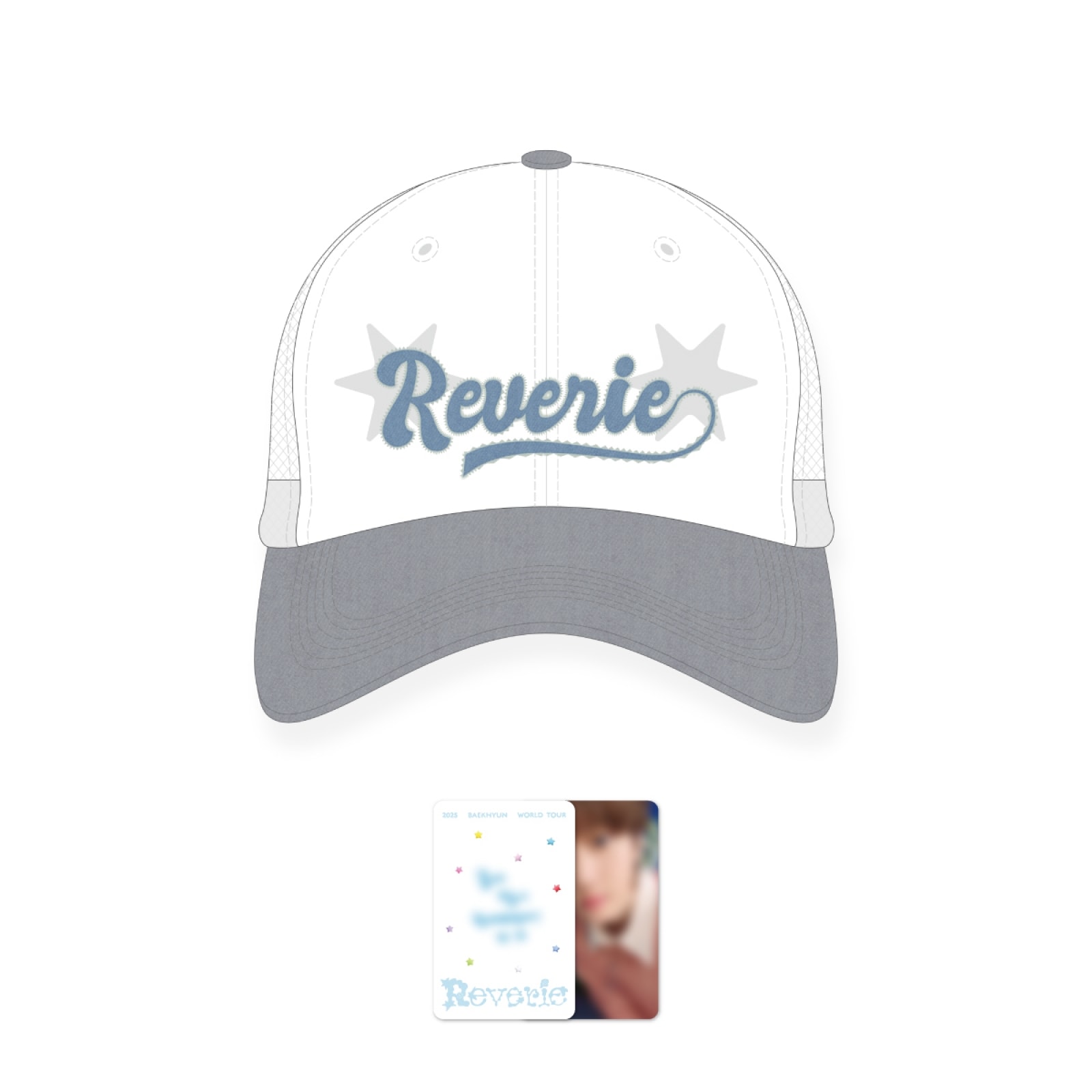 BAEKHYUN TRUCKER CAP - 2025 WORLD TOUR [Reverie] OFFICIAL MD