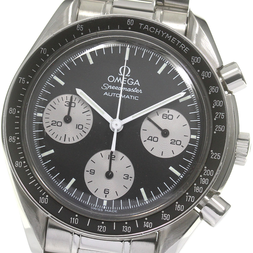 オメガ OMEGA 3510.52 スピードマスター クロノグラフ 自動巻き メンズ 良品 保証書付き_767974【中古】