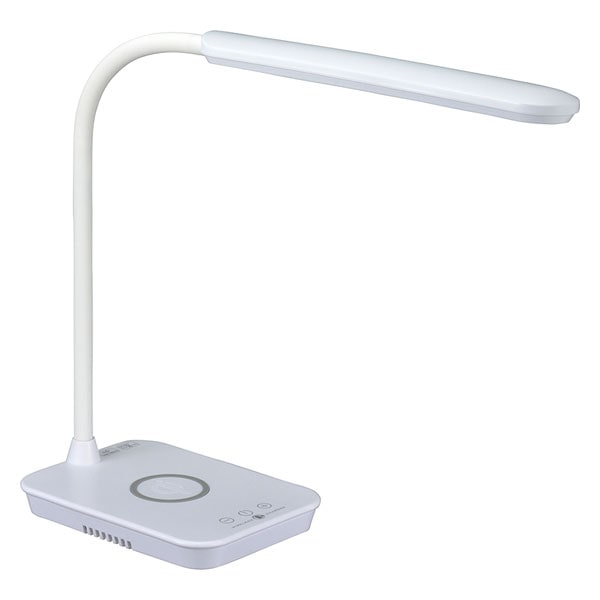 オーム ODS-LDQ338K-W LEDデスクスタンド（ホワイト） ODSLDQ338KW