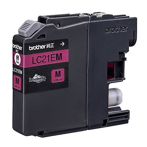 （まとめ買い）インクカートリッジ大容量タイプ マゼンタ LC21EM [x3]
