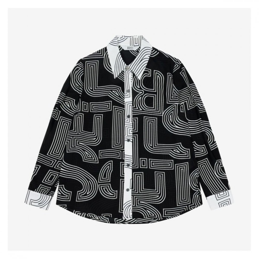 [ベスティヴェリ] ロゴプリントブラウス (BKBAB2403)