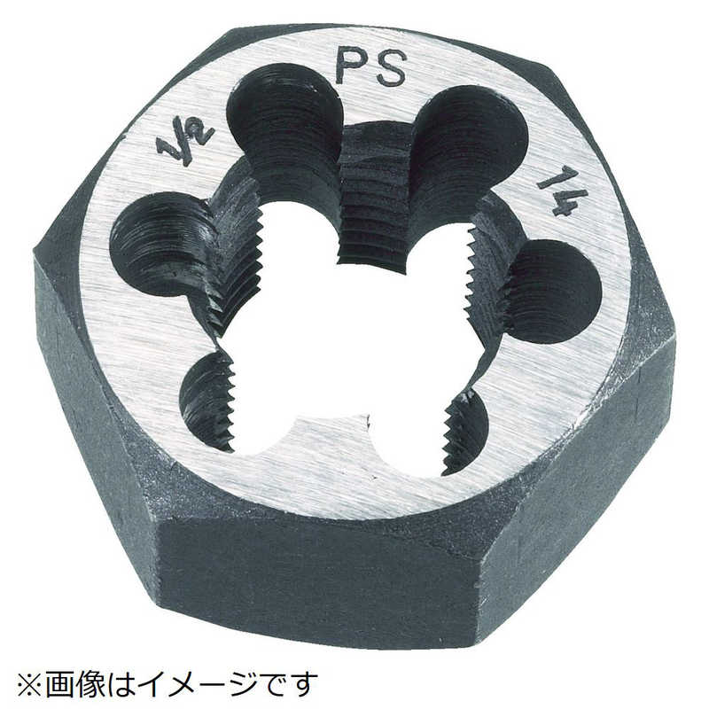 トラスコ中山　六角サラエナットダイス PS5/8-14　TD658PS14