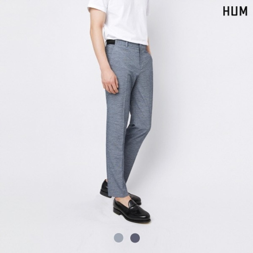 (HUM) メンズペンシルフィットトリコットセットアップパンツ (FHOECPP152M)