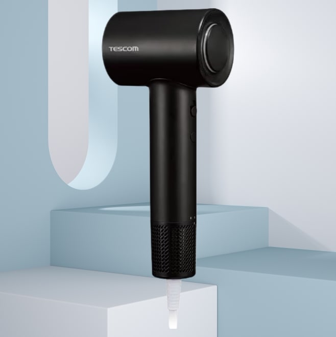 W54 ヘアドライヤー 速乾 軽量 コンパクト 1200W マイナスイオン I字型 低騒音 MODEスイッチHIGH-LOW-COOL-AUTO（温冷自動切換）