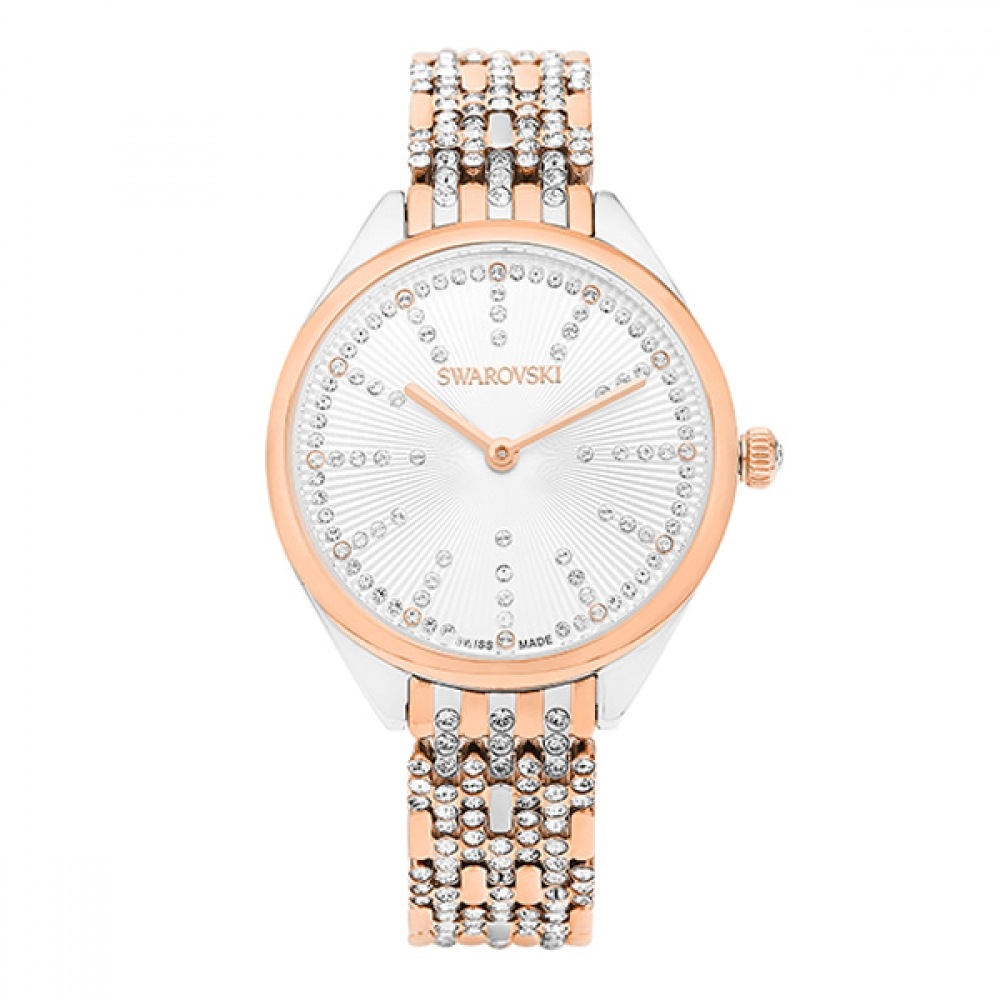 スワロフスキー 5649987 アトラクトクリスタルウィメンズメタルウォッチ
