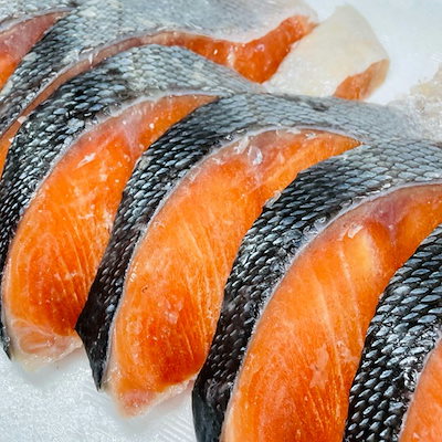 銀鮭切身 (甘塩) 10切れ (1切れ約100g)　【三陸産原料...のサムネイル