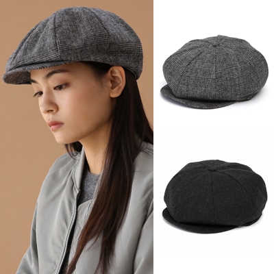 UNDERCONTROL正規品BIG APPLE / MODS GLEN 2COLORチェック柄ベレー本社直入業者韓国ファッションの基本ベレー