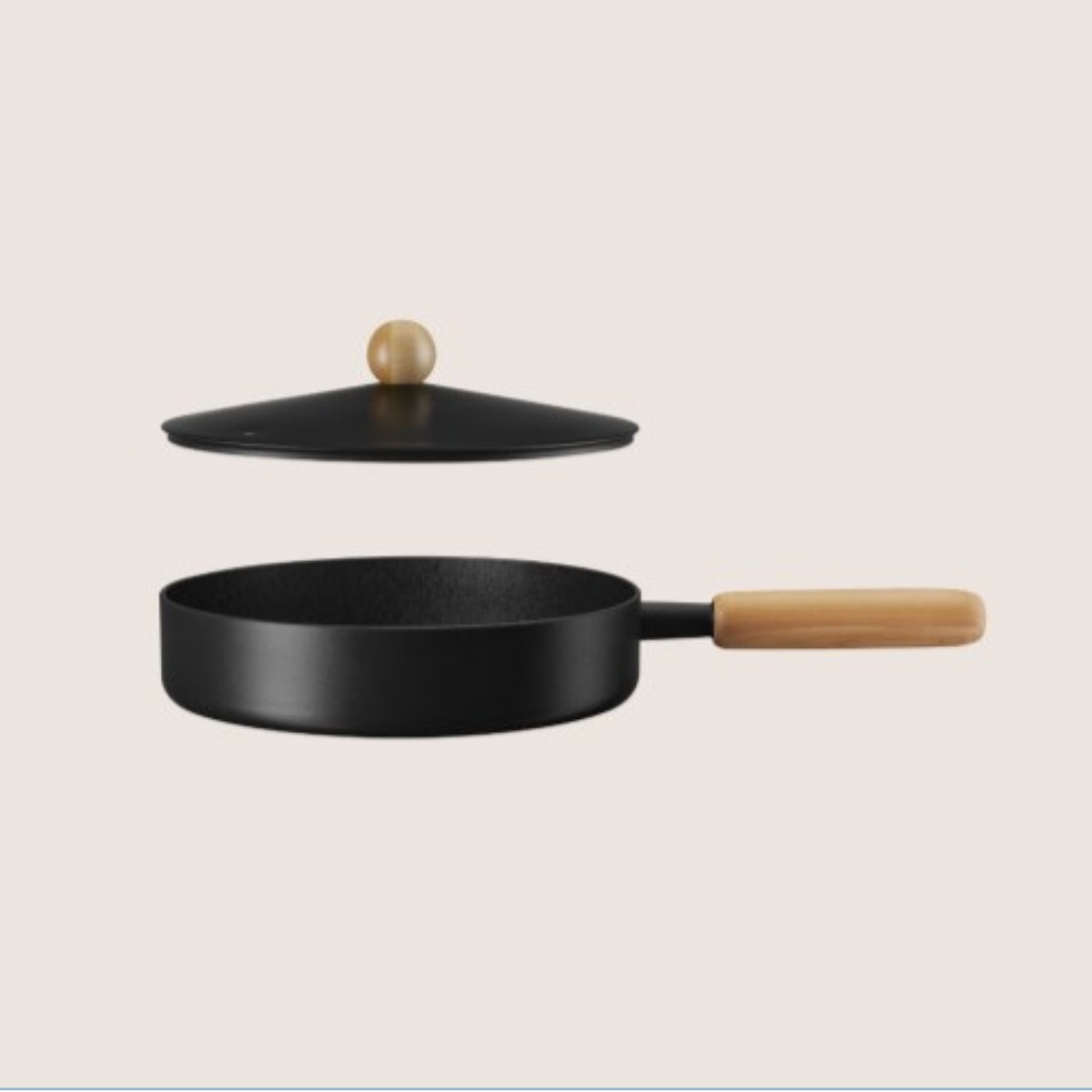 オンドル 片手鍋 フタセット 18cm IH対応 ソースパン マーブルコーティング 蓋付き 焦げ付きにくく洗いやすい 7,473円