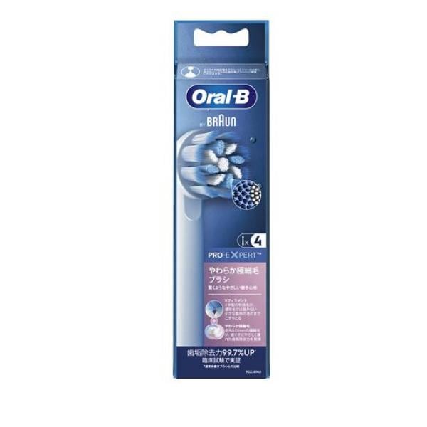 ブラウンオーラルB やわらか極細毛ブラシEB60-4HB 4本