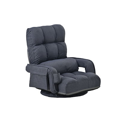 【ホワイト】回転式座椅子肘掛けハイバック座いすリクライニング1人掛けソファー ホワイト】回転式座椅子肘掛けハイバック座いすリクライニング1人掛け