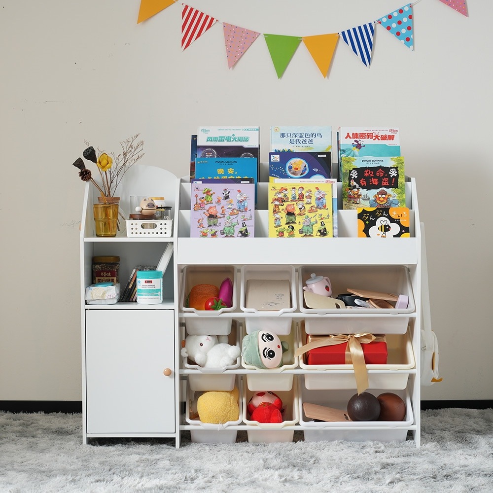 【国内即日発送】絵本棚 絵本ラック おもちゃ おもち収納 収納 木製 引き出し 玩具箱 ラック ボックス 大容量　収納ボックス キッズ収納 子供用 子供部屋 おもちゃ箱