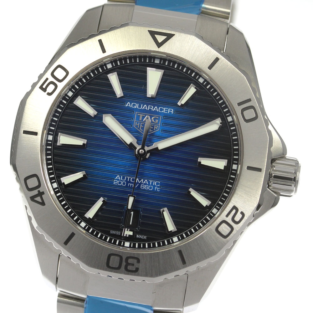 タグホイヤー TAG HEUER WBP2111-0 アクアレーサー デイト 自動巻き メンズ 極美品 箱保証書付き_793434【中古】