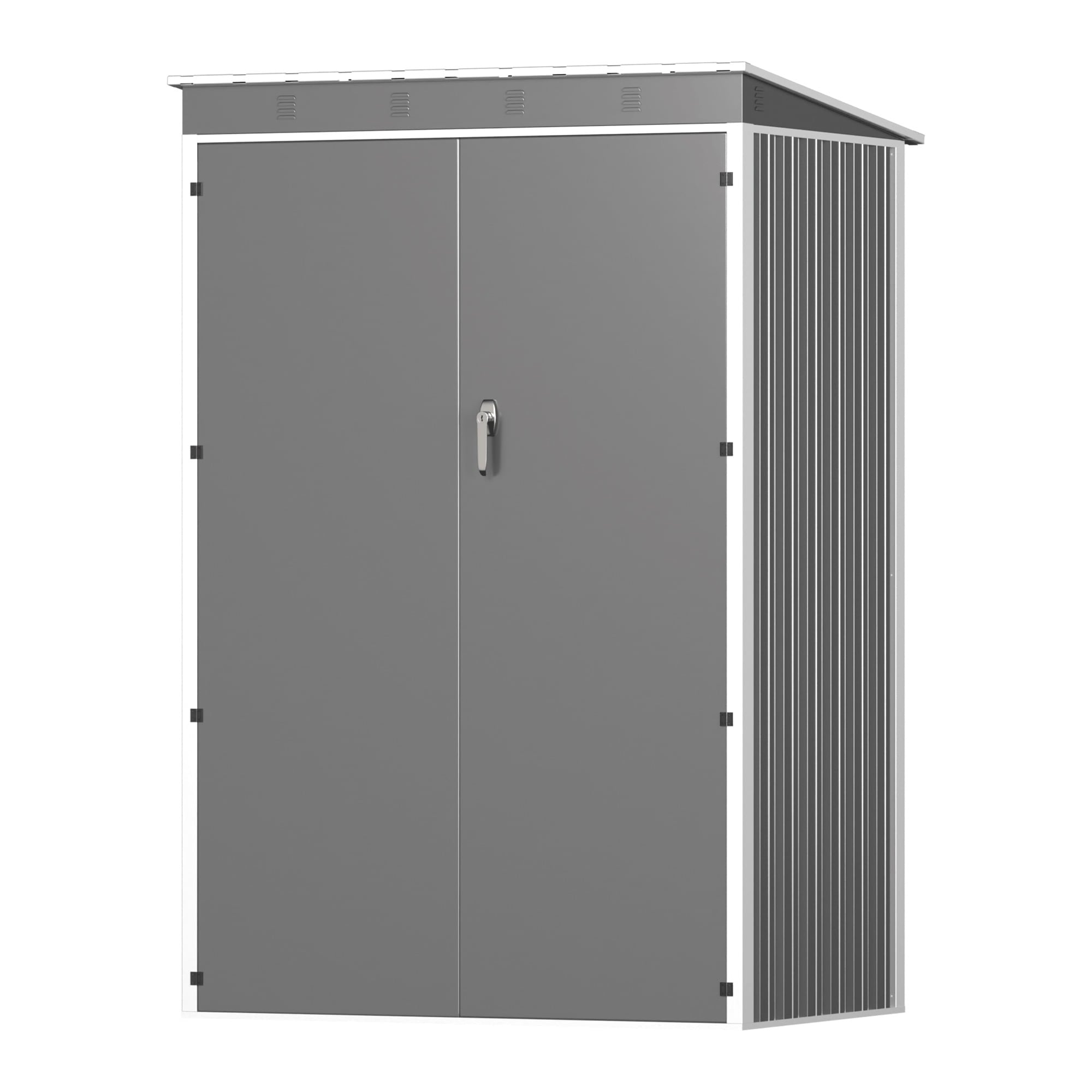 【2点購入で150OFF】『今だけ！クーポンご利用激安』【2025年新仕様】物置 屋外 スチール 倉庫 戸外収納庫 幅123*奥行き90.5*高185 物置き おしゃれ 大型 収納庫 屋外物置 防さび 21,827円