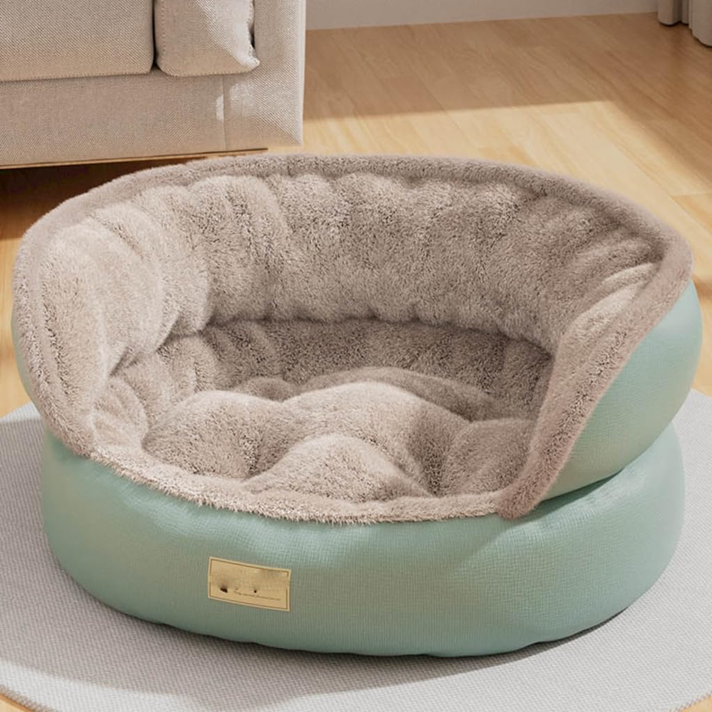 ふかふか ペットベッド 犬 猫 ペット ベッド 通年 オールシーズン 洗える かわいい おしゃれ 小型犬 中型犬 大型犬 クッション リバーシブル 64*50*23cm 保温布団 犬小屋 寒さ対策 猫