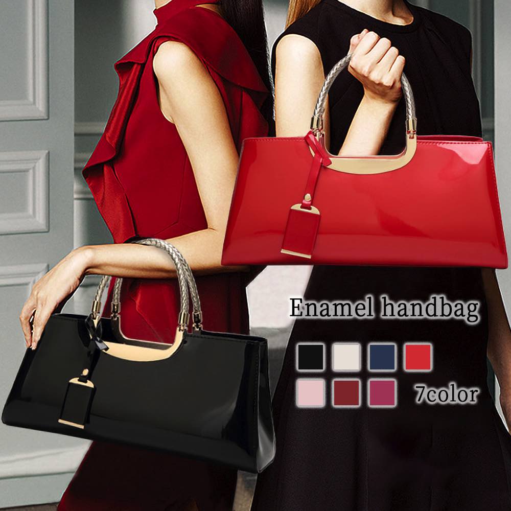ハンドバッグ レディース エナメルハンドバッグ 冬 布 カジュアル ワンマイルバッグ 黒 小さい 斜めがけ 財布 革 小さめ おしゃれ 夏 ミニ トートバッグ トート ブランド 春 ミニショルダーバッ