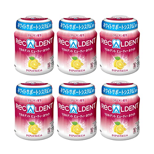 モンデリーズジャパン リカルデント ビューティーホワイト クリアシトラスミント ボトル 132g6個入