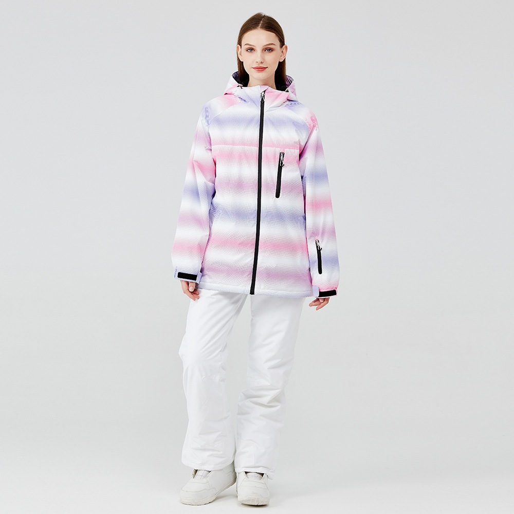 レディース スキーウェア スーツ スノーボードとダブル ボード スキー服暖かいスキースーツ スーツ新品