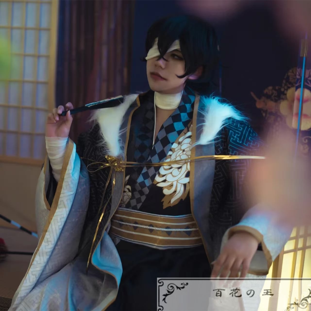 オフラインゲーム 文豪ストレイドッグス 迷ヰ犬怪奇譚 太宰治 和服　コスプレ衣装 　コスチューム ハロウィン