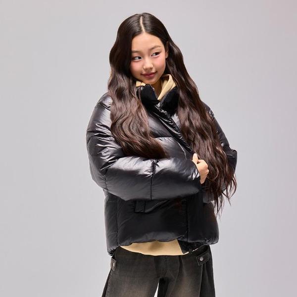 행텐틴즈 동백01 여아 하이넥 점퍼_유광블랙 14540-110-805-41-095 (S42507985)