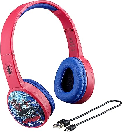 ディズニー スパイダーマン BT ユース ヘッドフォン レッド