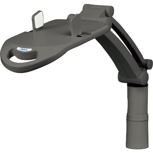 （まとめ買い）アスカ テレホンスタンド フレックス ハイタイプ 黒 TS9802BK [x3]