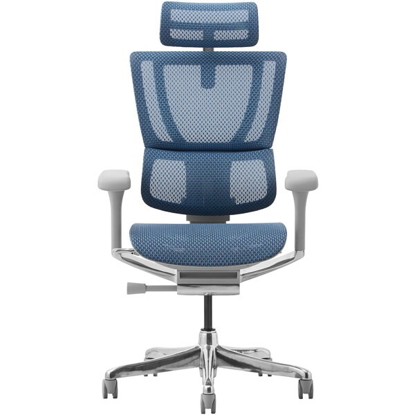 関家具 454410 Ergohuman FIT2-HAM-DR-GF-BL グレーフレーム×ブルー オフィスチェア メーカー直送