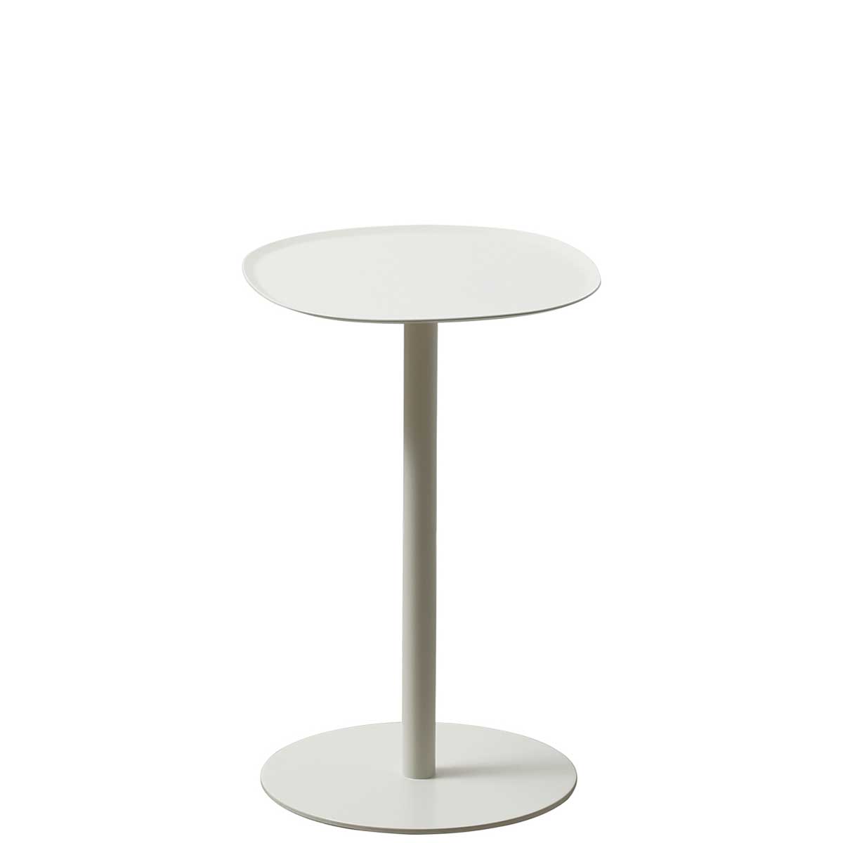 サイドテーブル イデアコ ミニマムサイドテーブル23 ideaco minimal steel furniture side table 23 H350 サンドホワイト