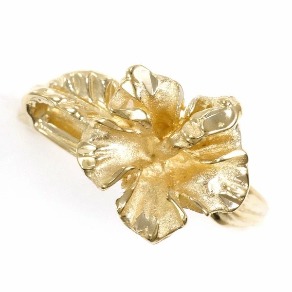 14K YG イエローゴールド リング 指輪 6.5号 総重量約2.6g ジュエリー 中古 27,860円