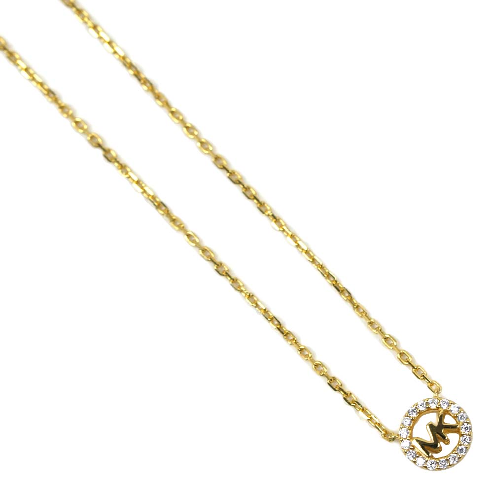 マイケルコース ネックレス ペンダント レディース アクセサリー MKロゴ スターリングシルバー ゴールド MICHAEL KORS MKC1726CZ710