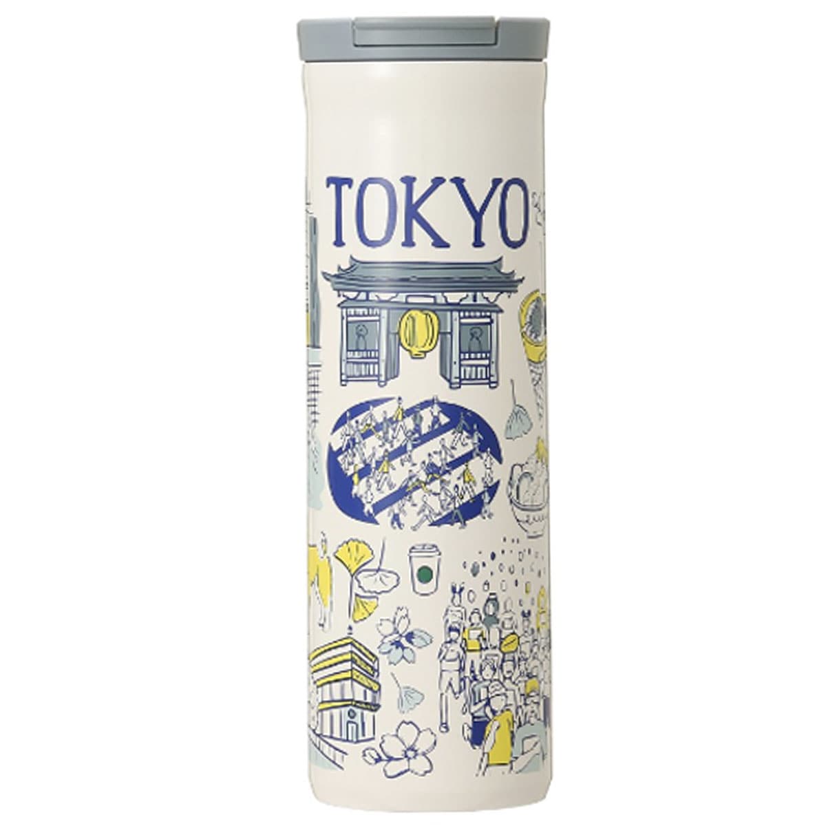 スタバ紙袋&箱入り STARBUCKS スターバックス タンブラー コーヒー スタバ 日本限定 東京 Been There Series ステンレスボトルTOKYO 473ml 地域限定 中目黒