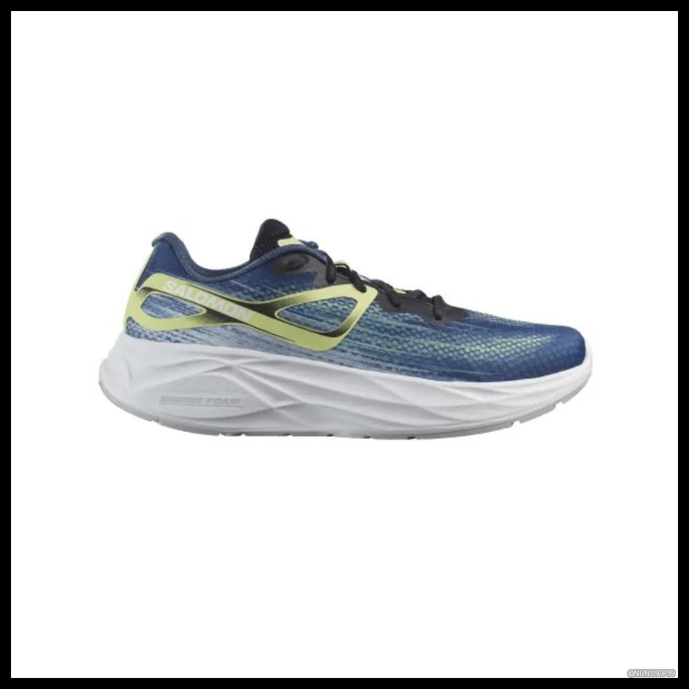 Salomon Aeroglide Blue Ashes Dark Sapphire Sunny Lime L4