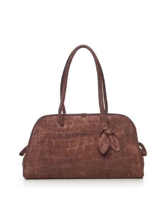 JACQUEMUS Women Shoulder Bags 25EBAU00417AC07A09 880 DARK BROWN