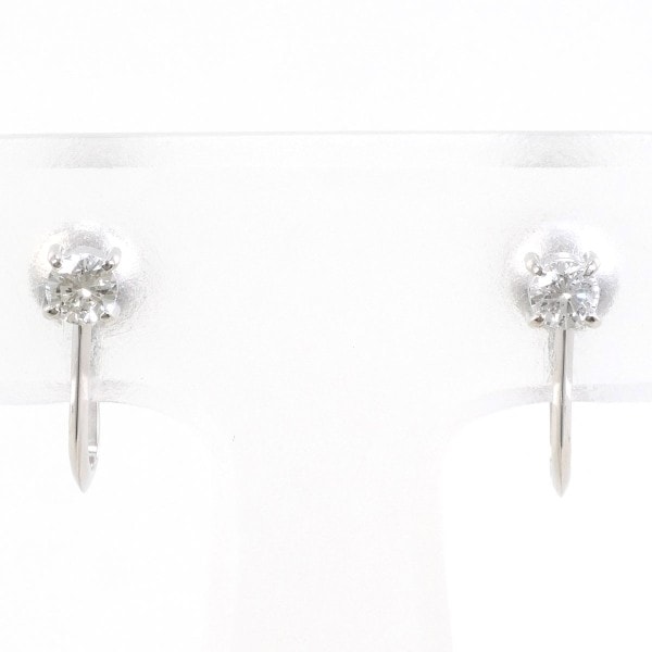 Pm イヤリング ダイヤ 0.11×2 総重量約1.8g ジュエリー 中古