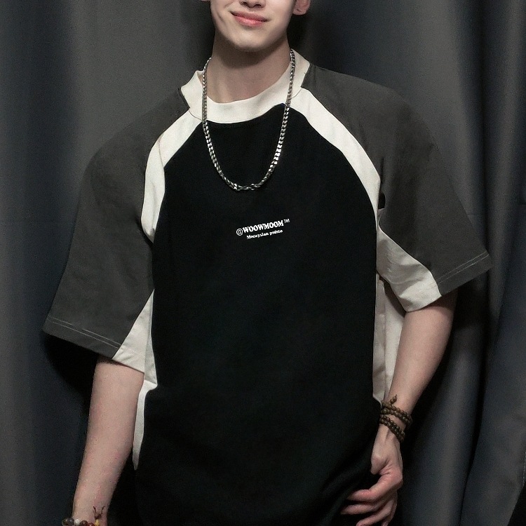 トップス カットソー Tシャツ 半袖 クルーネック プルオーバー ミディアム丈 シンプル 上品 おしゃれ かっこいい カジュアル こなれ感 個性的 主役級 ラフ ルーズ 存在感 抜け感 オールシーズン