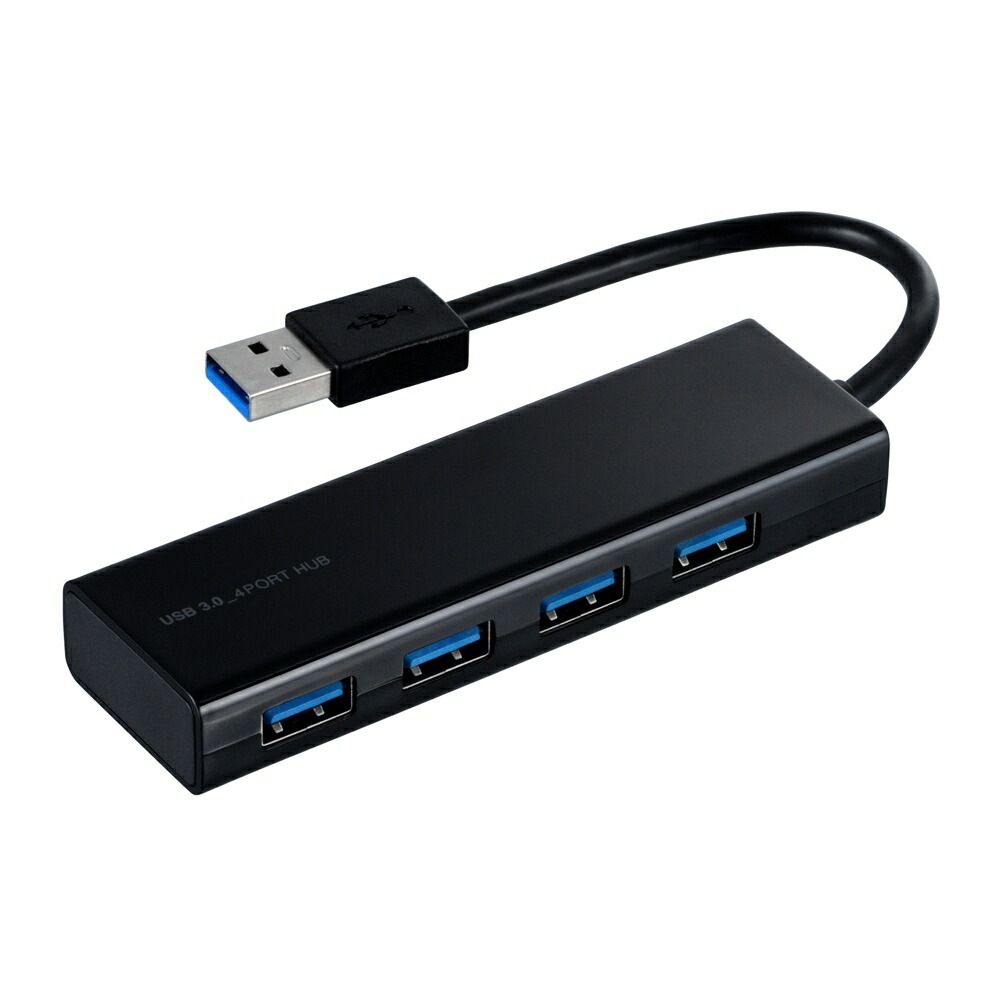 （まとめ買い）4ポートUSB3.0 ハブ ブラック UH-3034BK [x3] 12,849円