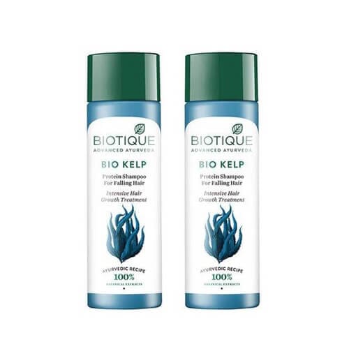 オーシャンケルプアンチヘアフォールシャンプー 340ml 2本 バイオティーク BIOTIQUE 植物成分 アーユルヴェーダ 海外発送 日時指定不可 国際郵便発送