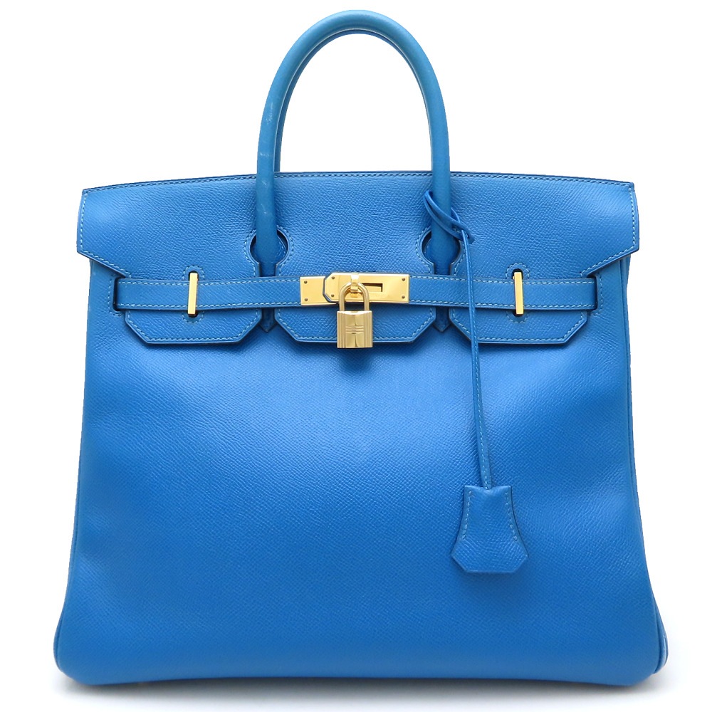 オータクロア32 ハンドバッグ C刻印 1999年 クシュベル ブルーフランス/352599【中古】 475,200円