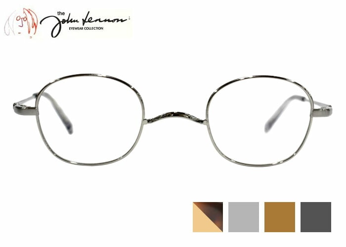 メガネ ジョンレノン jl-1132 41ロ24 ウェリントン jl16 フルリム チタン 一山 鼻パットなし 日本製 レトロ アンティ－ク