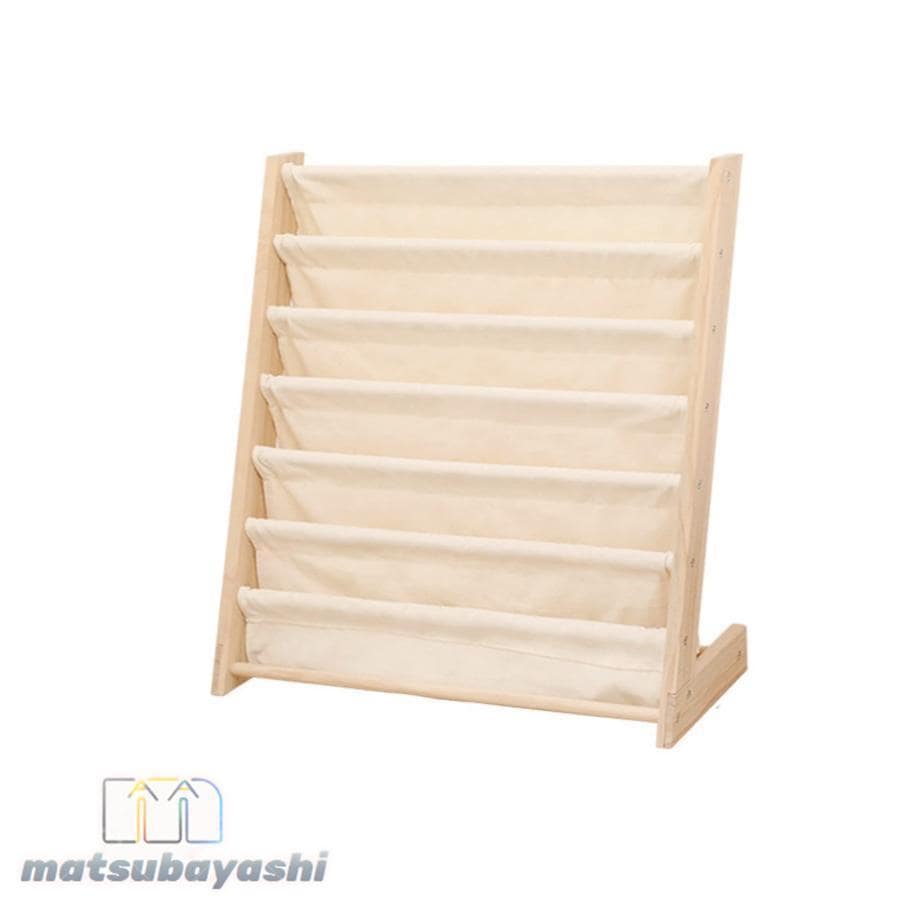 【タイムセール】ブックスタンド 絵本ラック 7段 木製 絵本棚 絵本ラック 子供用 キッズ本棚 ディスプレイ 容量ラック 200冊収納でき 組み立て簡単 角丸く ベビー 本棚 お