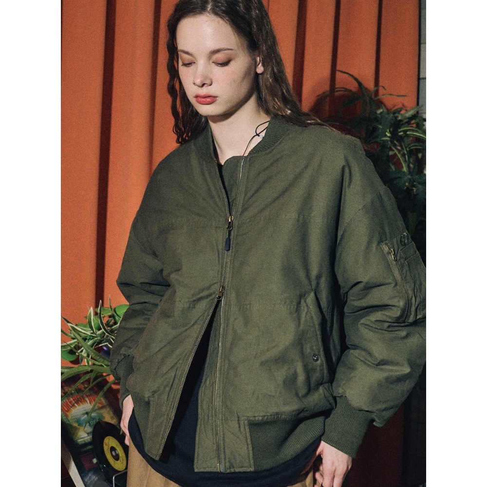 CPGN MA 1 オーバーインシジョンジャケットカーキ